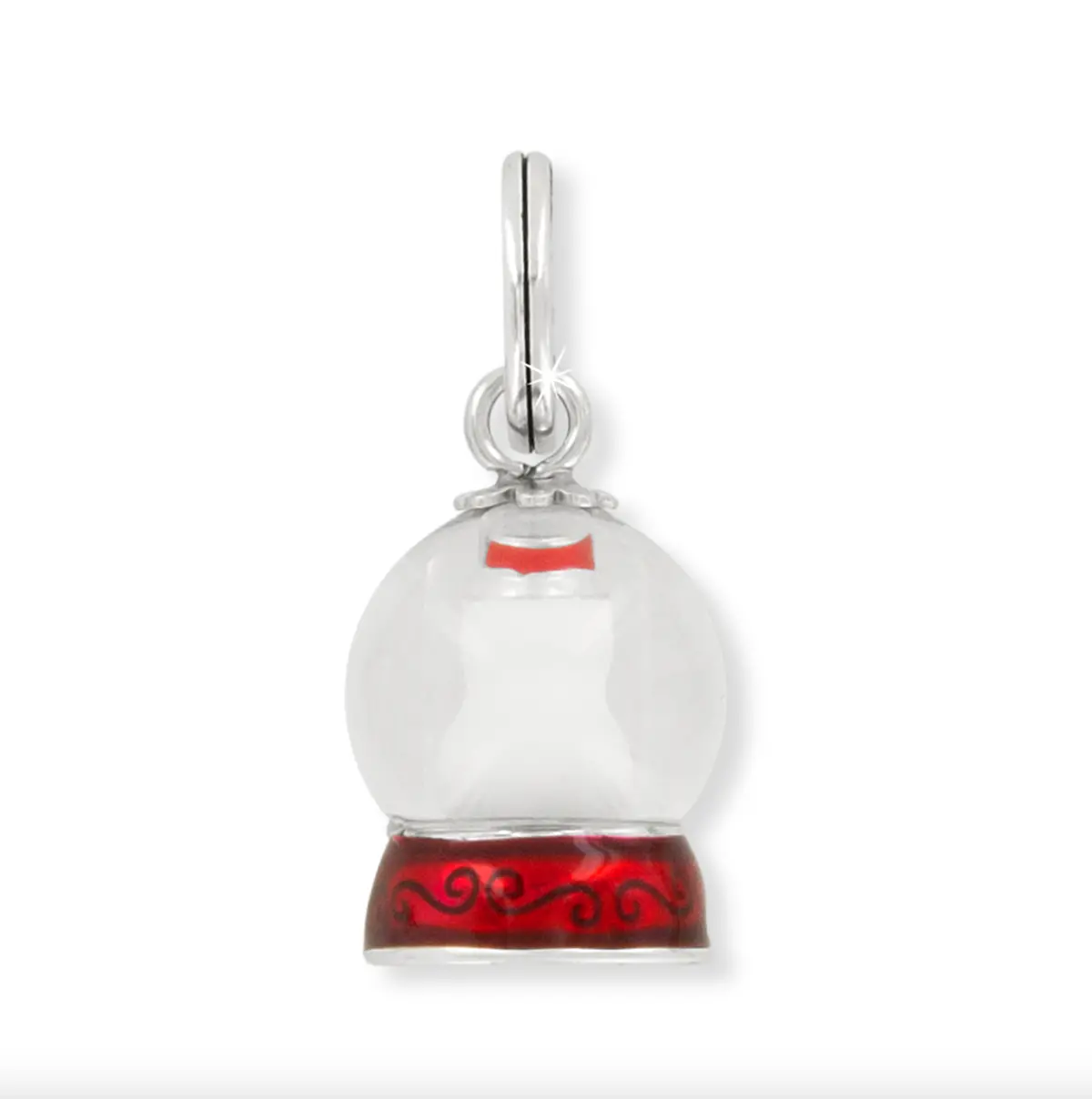 Snowglobe Snow Man Charm 1