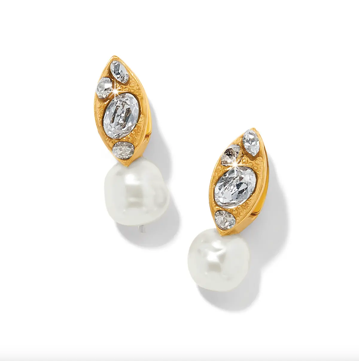 Trust Your Journey Pearl Drop Earrings 1