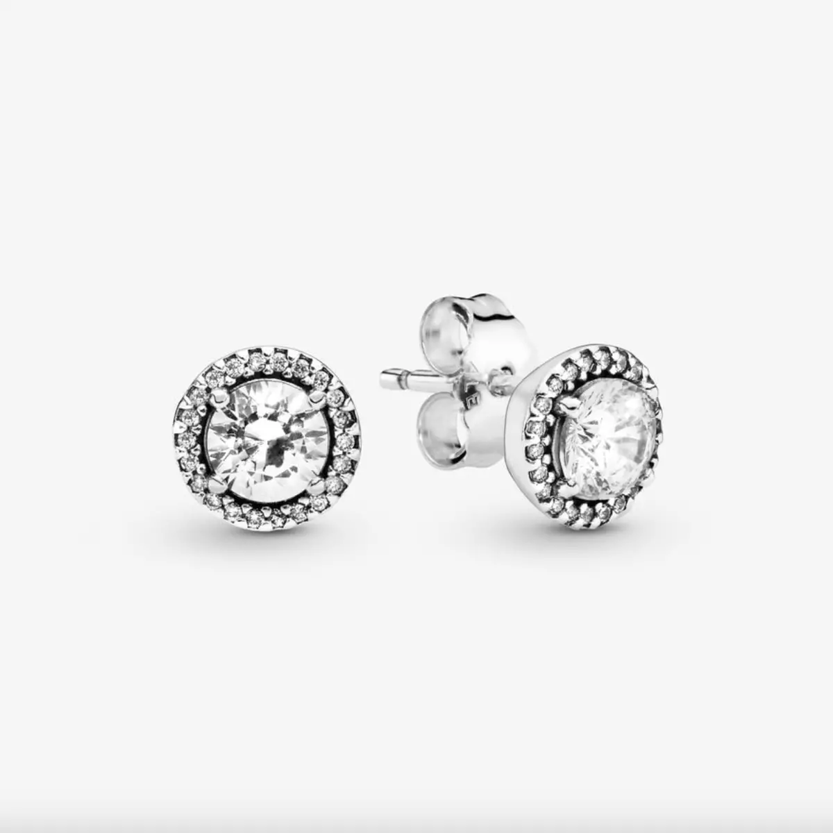 Round Sparkle Stud Earrings 1