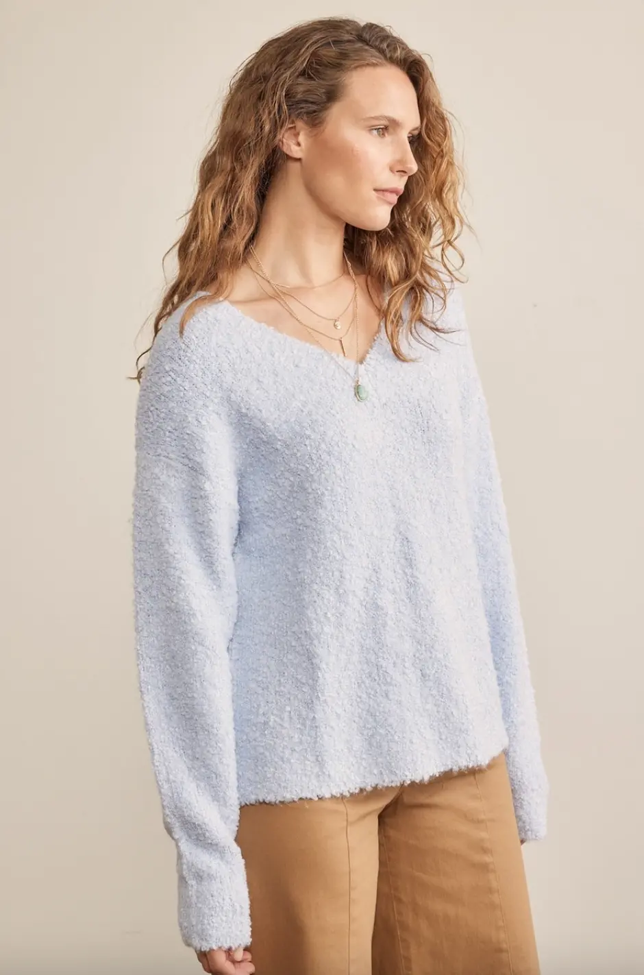 Winter Blue Teddy Bear Sweater 1