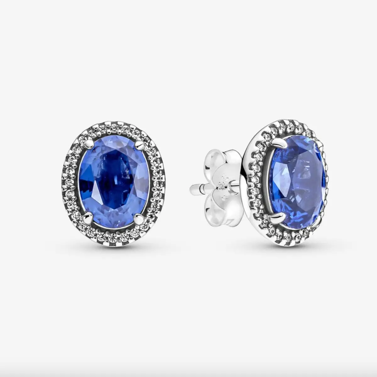 Sparkling Statement Halo Stud Earrings 1