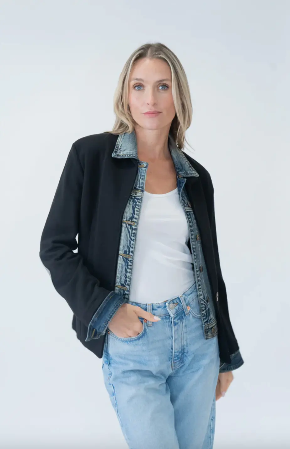Clarissa Denim Jacket | Black 1