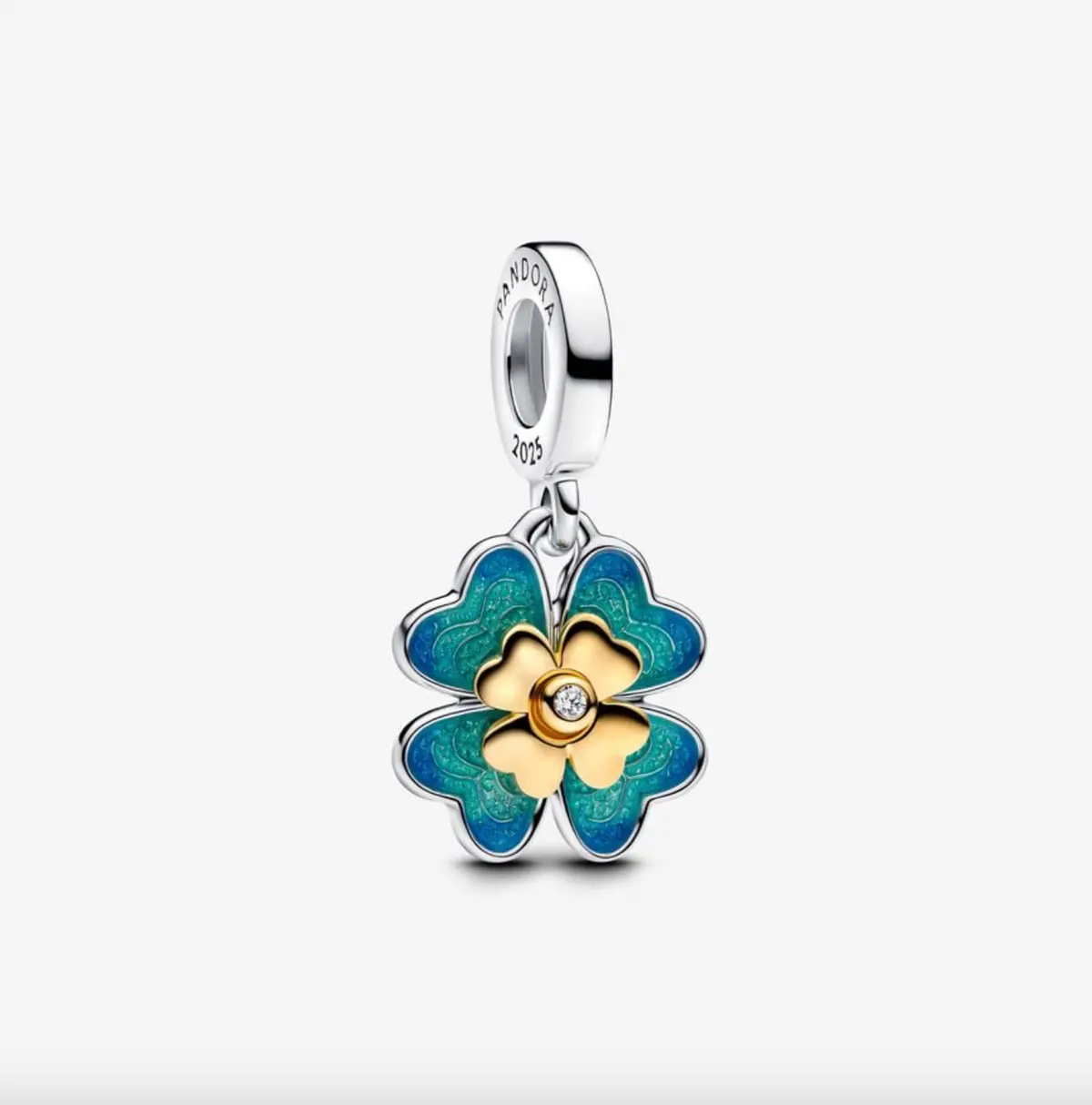 2025 Four Leaf Clover Lab-Grown Diamond Dangle Charm 1