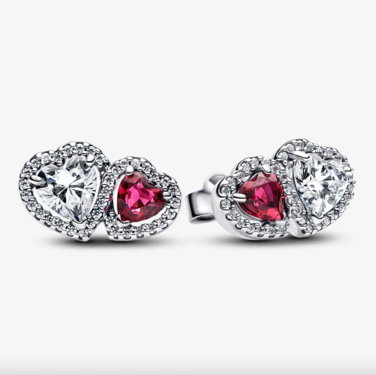 Halo Hearts Stud Earrings 1