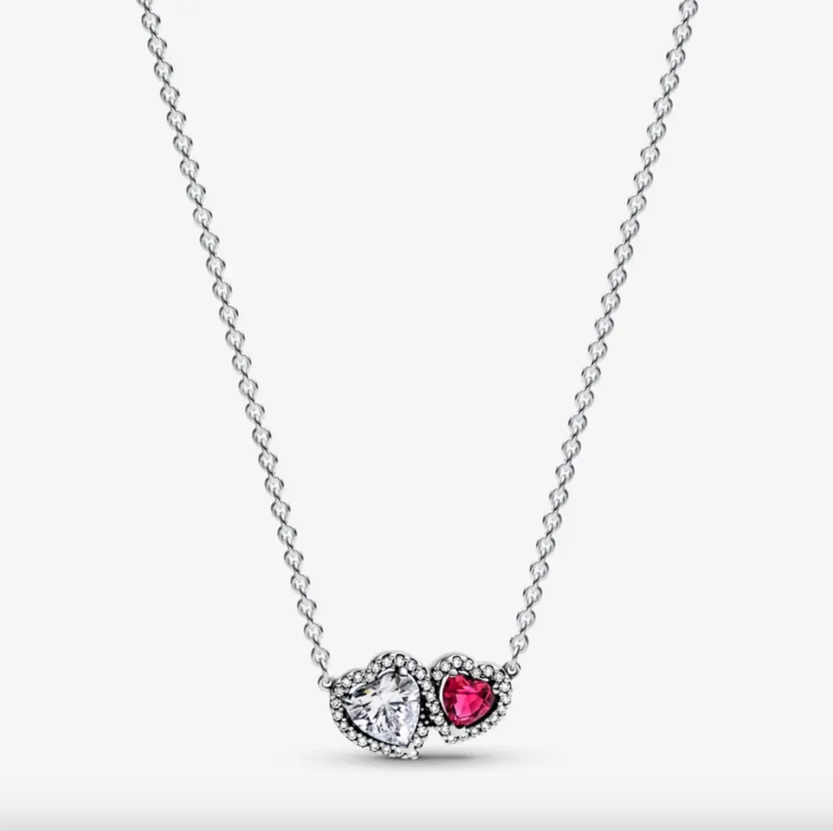 Halo Hearts Pendant Necklace 1