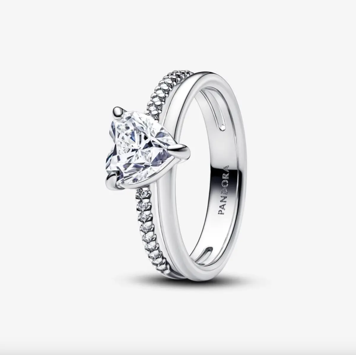 Double Band Heart Ring 1
