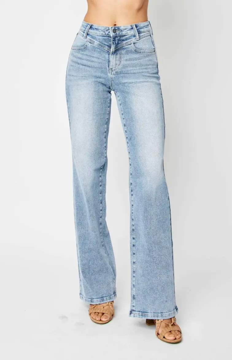 High-Waist Retro Wide Leg Jean 1