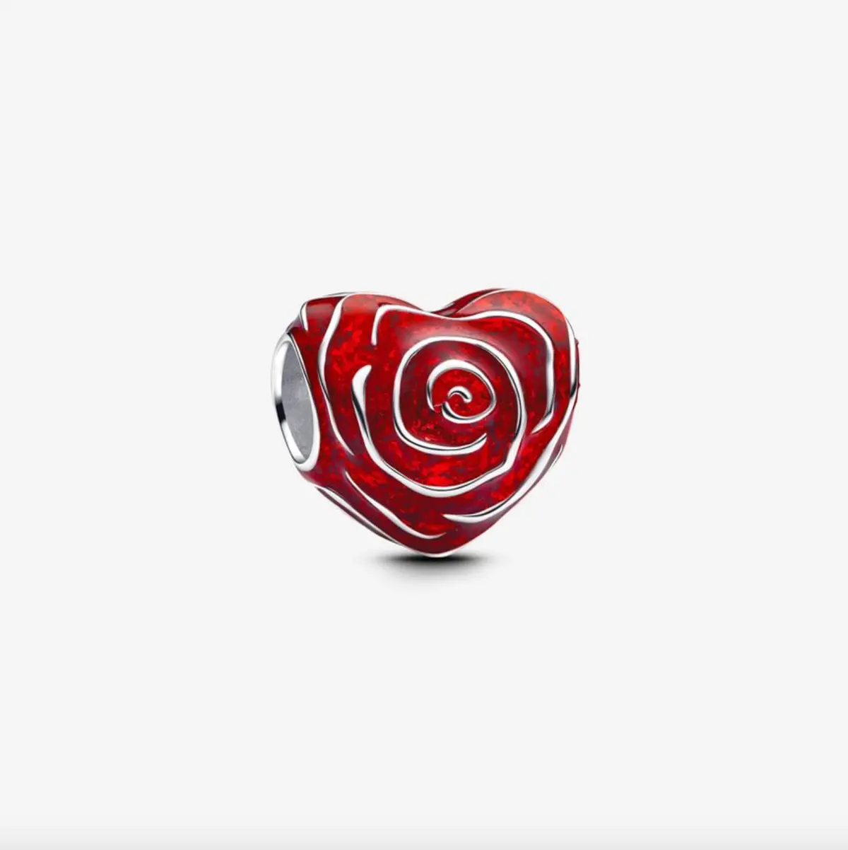 Rose Heart Charm 1