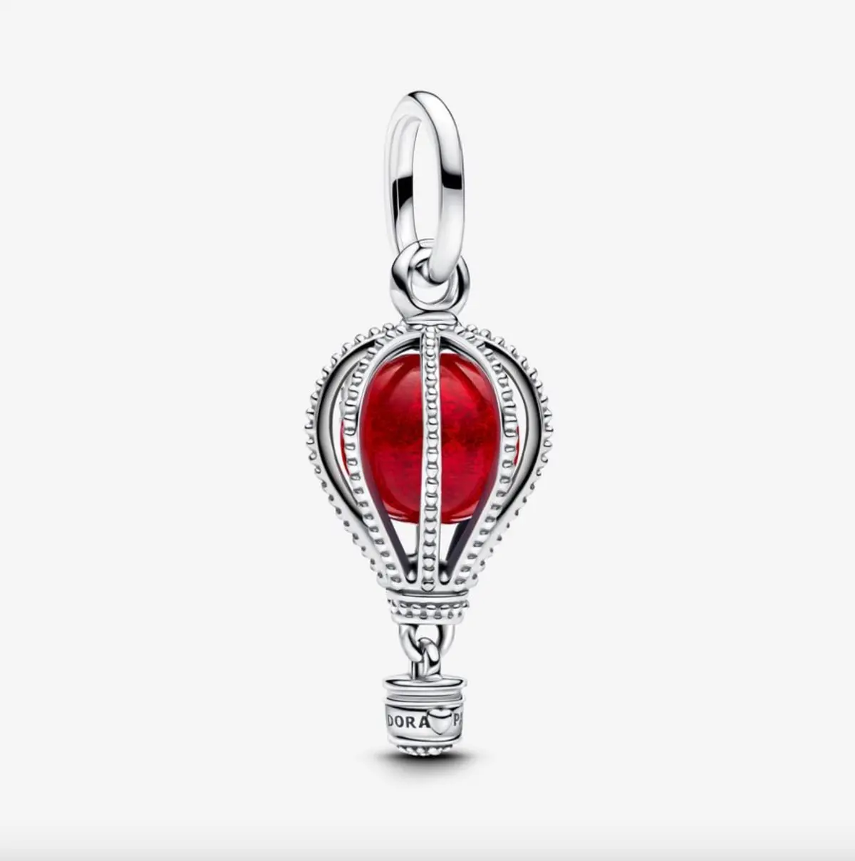 Hot Air Balloon Murano Glass Dangle Charm 1
