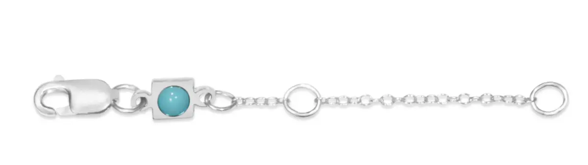 2" Necklace Extender - Sterling 1