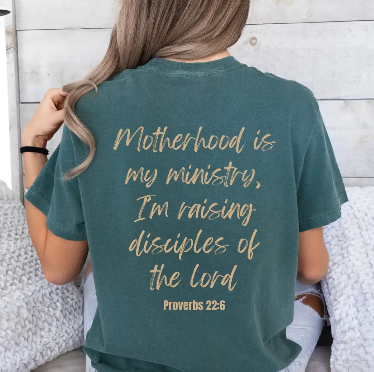 'Motherhood Is Kingdom Work' Graphic Tee 1