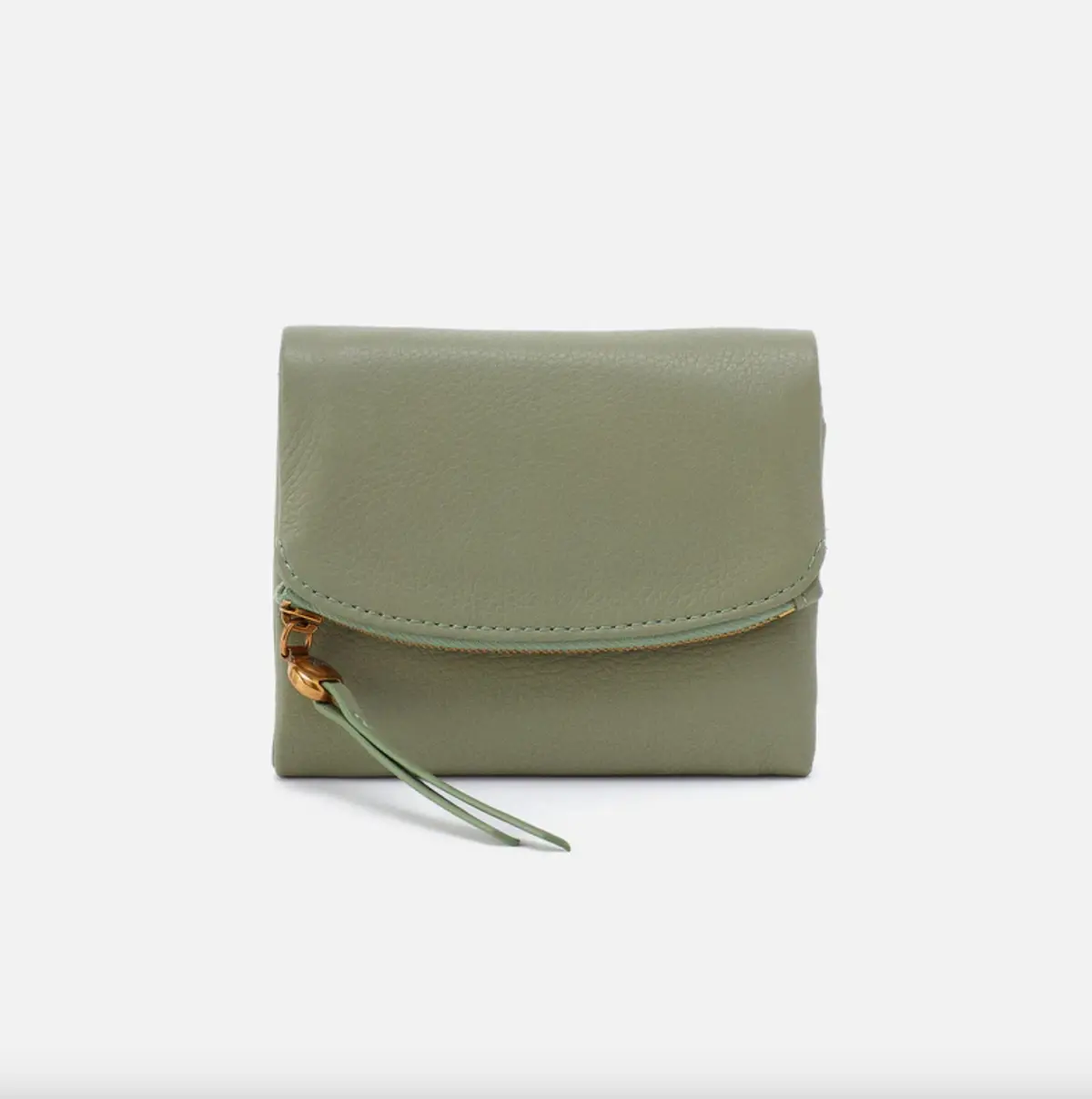 Fern Medium Trifold Wallet | Pebbled Leather 2