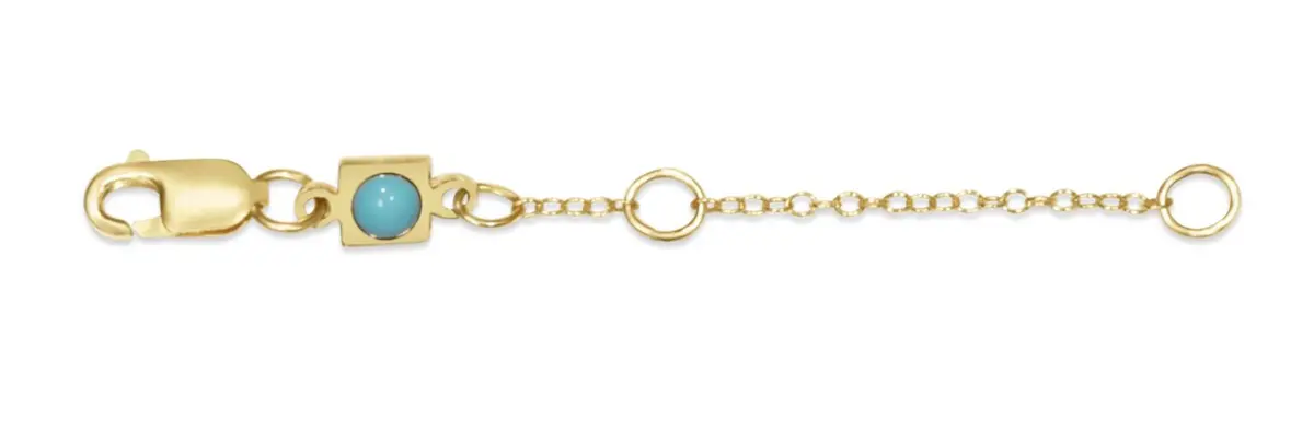 2" Necklace Extender - Gold 1