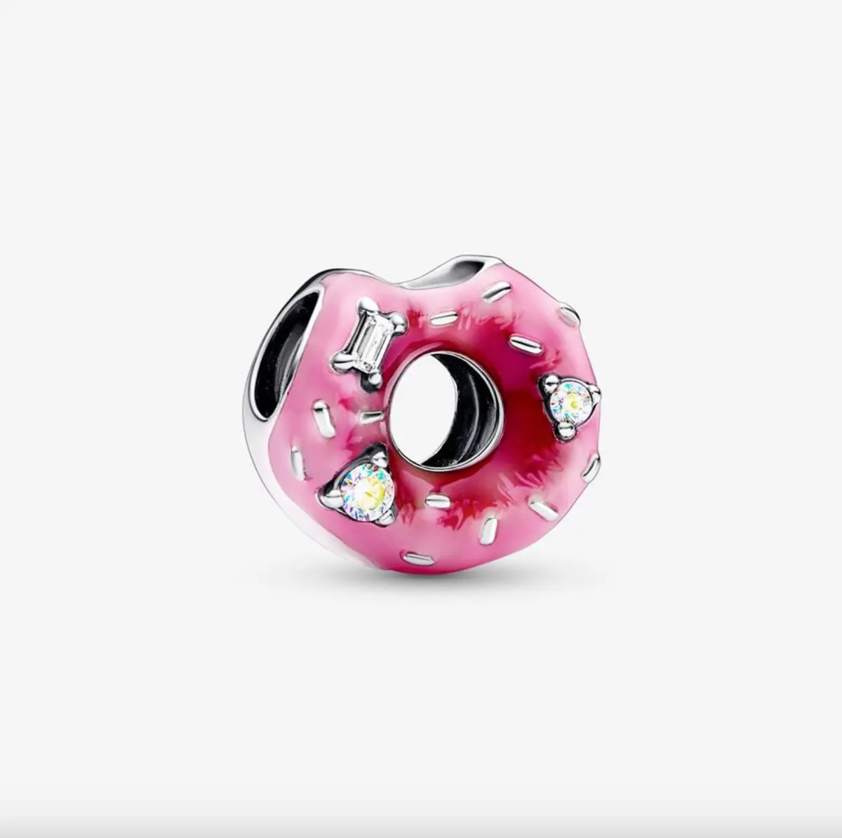 Sparkling Sprinkled Donut Charm 1
