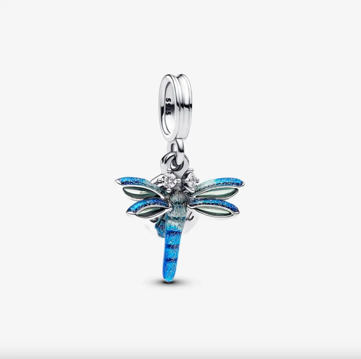 Dragonfly Double Dangle Charm 1
