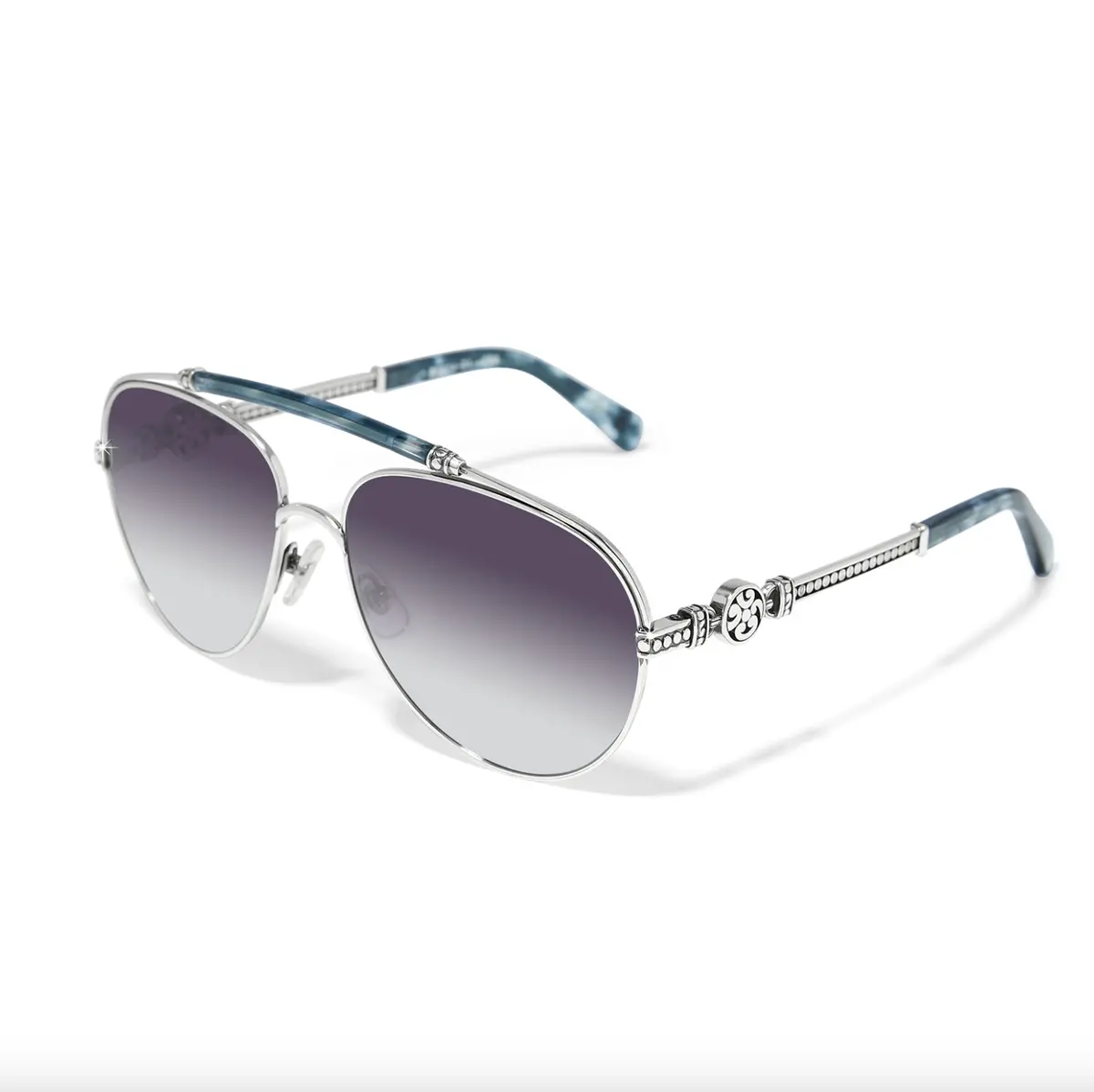 Contempo Medallion Aviator Sunglasses 1