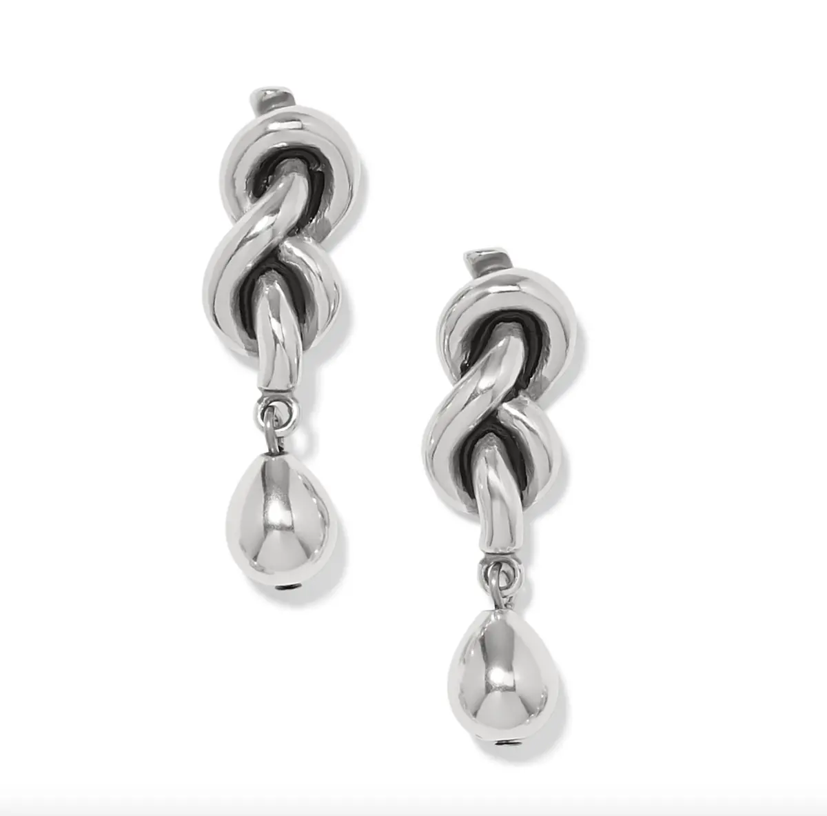 Interlok Single Knot Drop Earrings 1