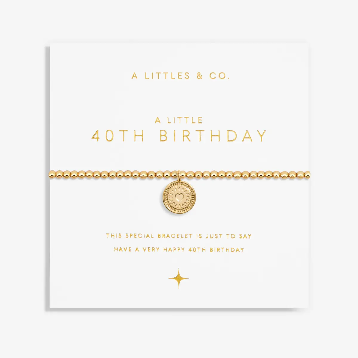 A Little "40Th Birthday" Bracelet 1