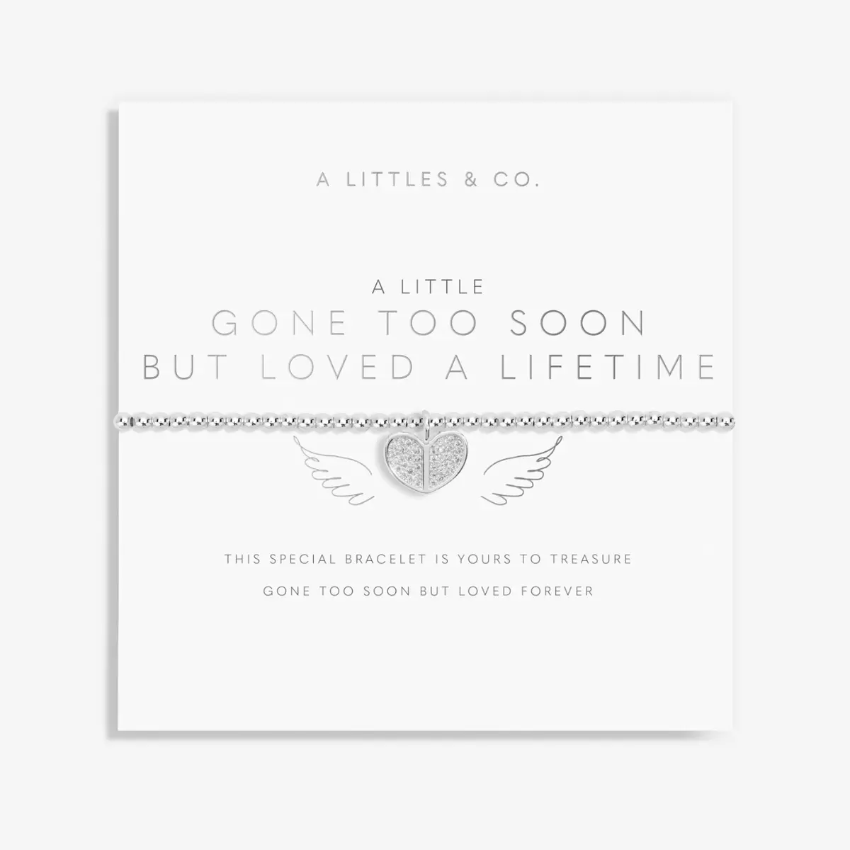 A Little "Gone Too Soon But Loved A Lifetime" Bracelet 1