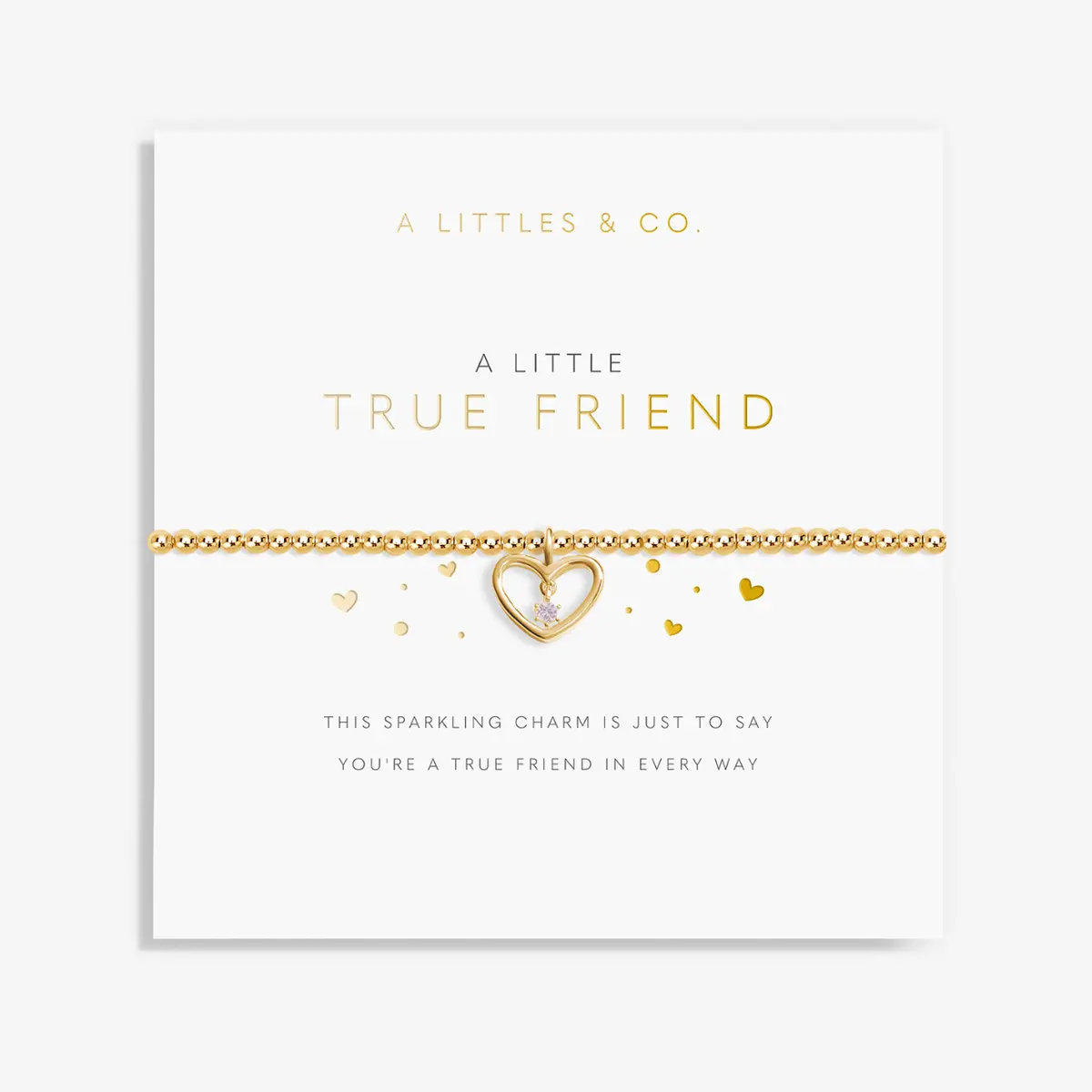 A Little "True Friend" Bracelet 1