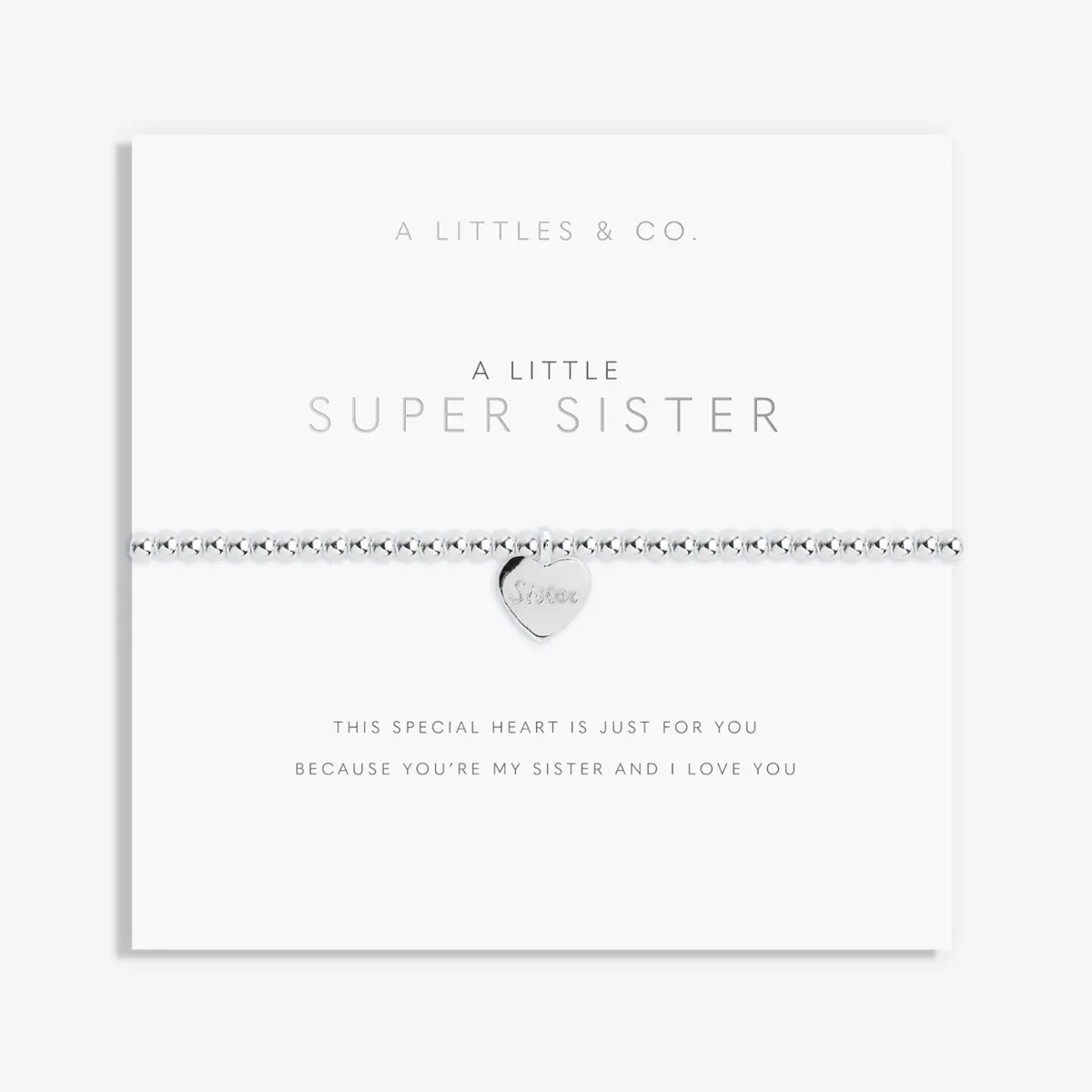 A Little "Super Sister" Bracelet 1