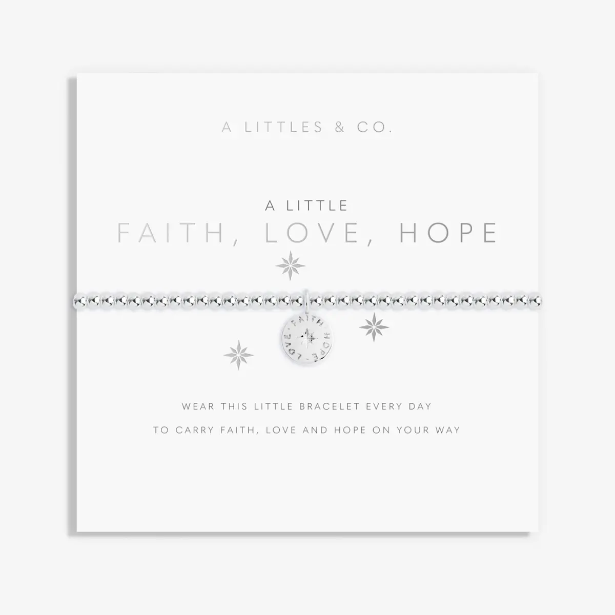 A Little "Faith, Love, Hope" Bracelet 1