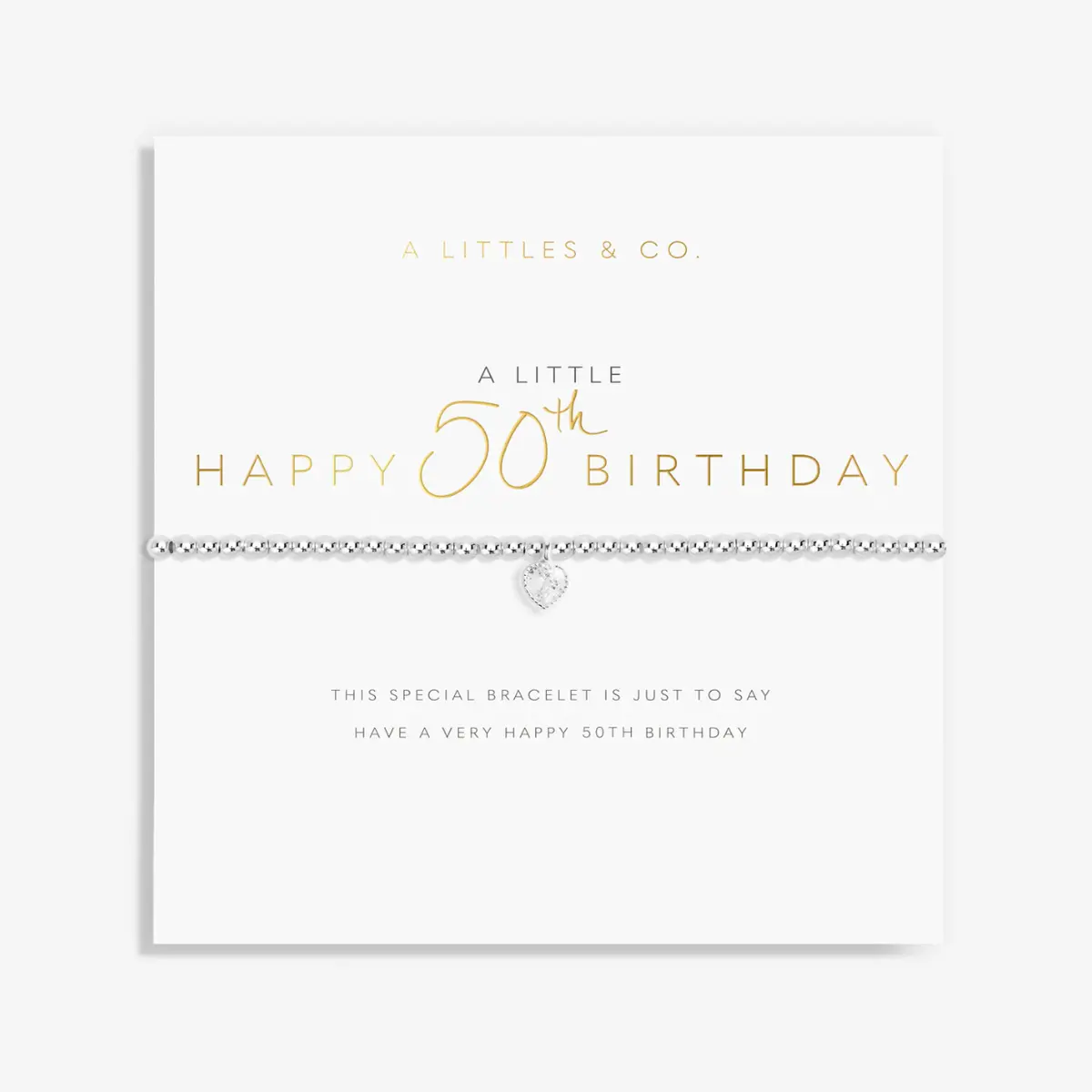A Little "50Th Birthday" Bracelet 1