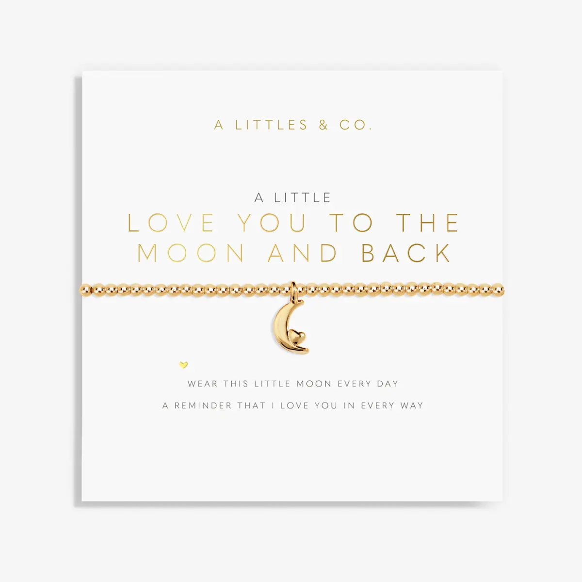 A Little "Love You To The Moon And Back" Bracelet 1