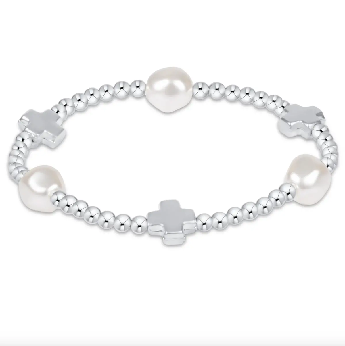 Signature Cross Sterling & Admire Pearl 3Mm Sterling Bracelet 1