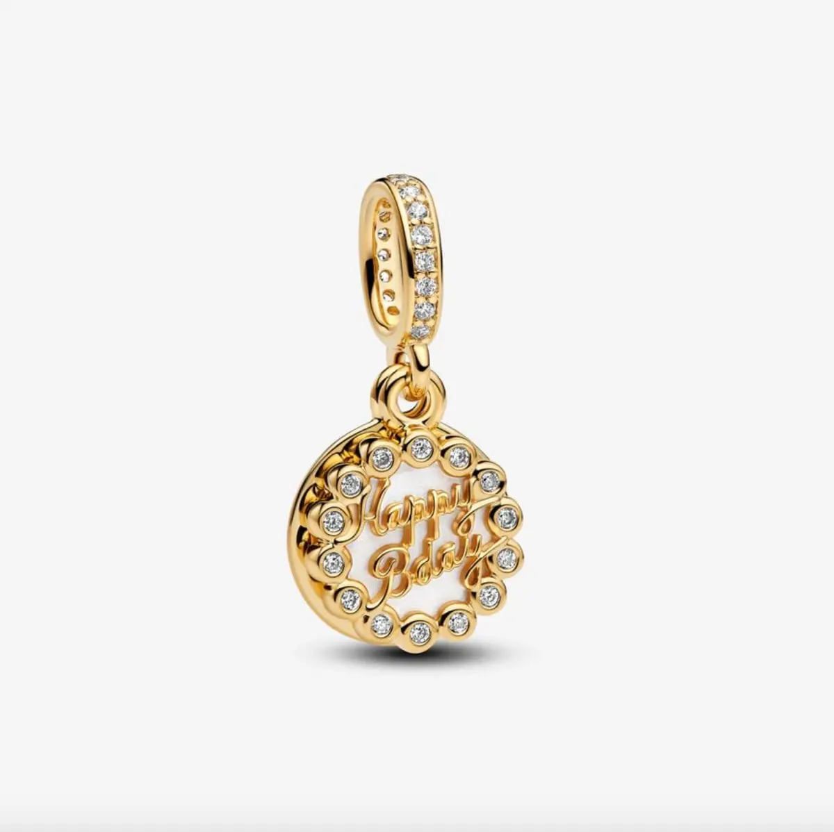Happy Birthday Cake Dangle Charm 1