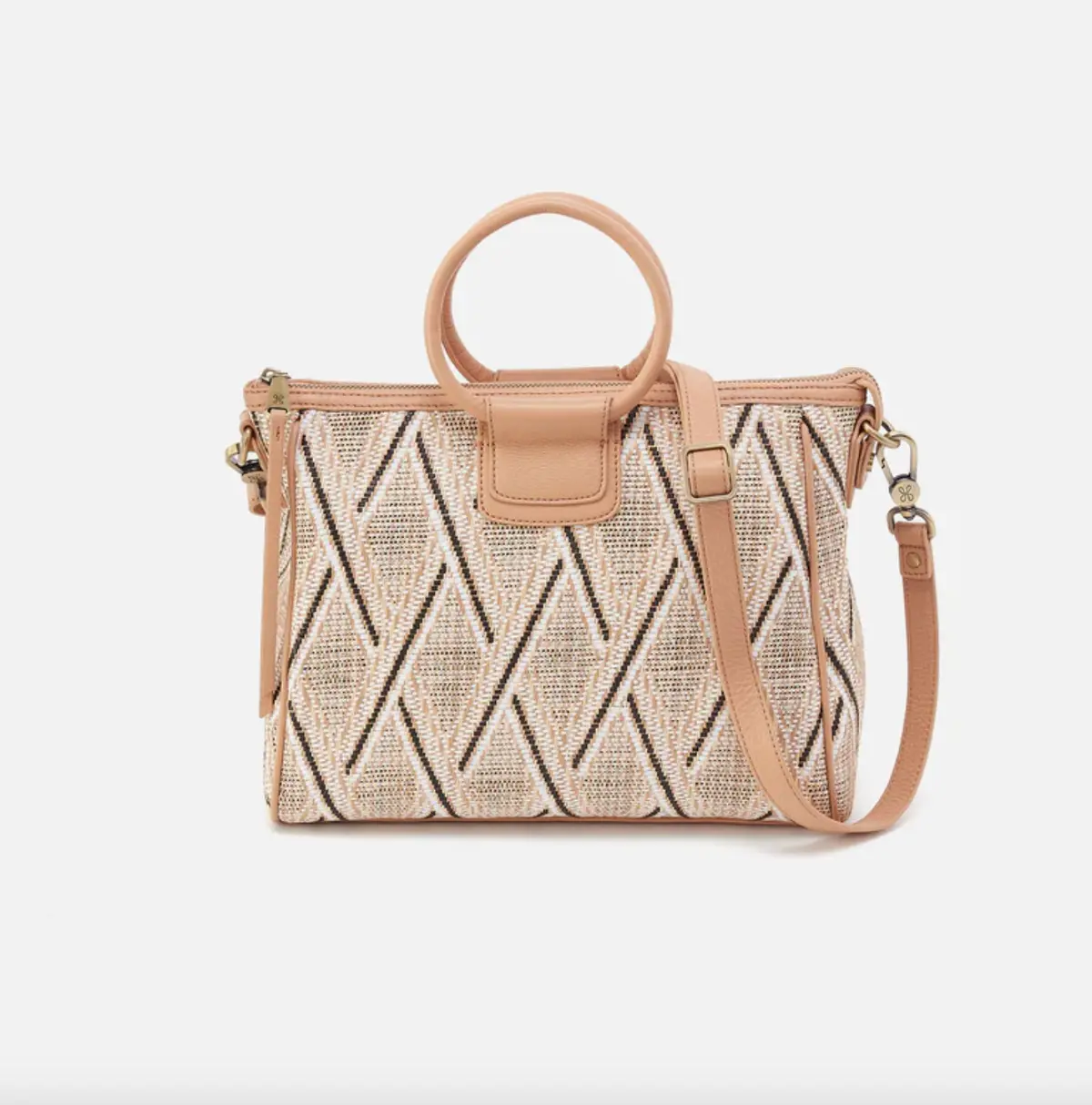 Sheila Medium Satchel | Multi Weave With Leather Trim 1