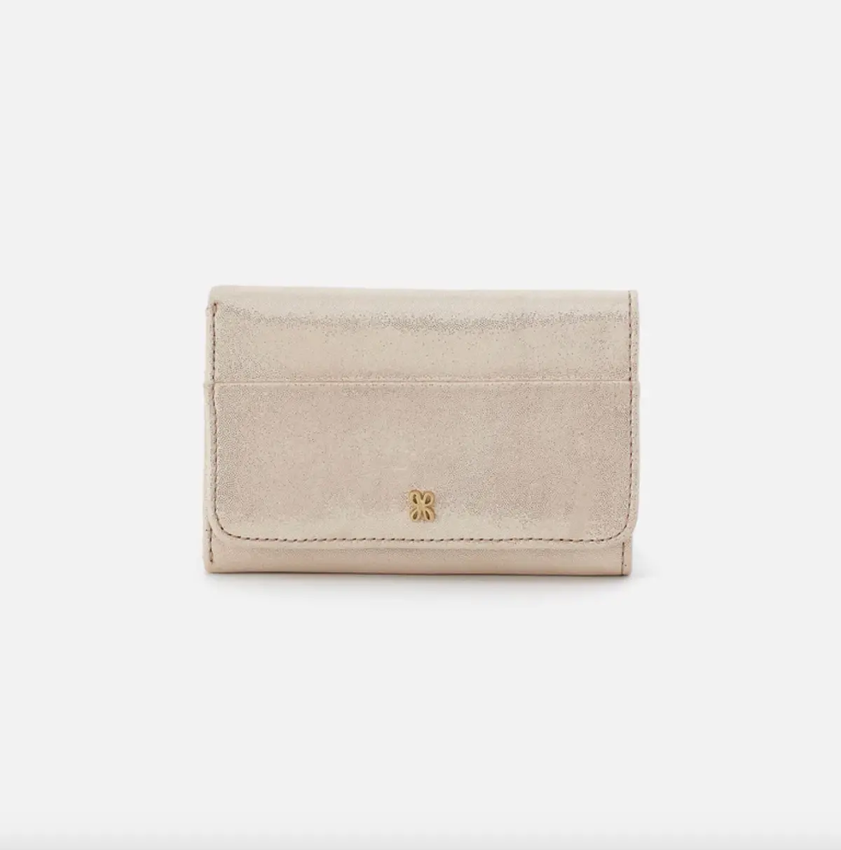 Jill Trifold Wallet | Metallic Leather 1