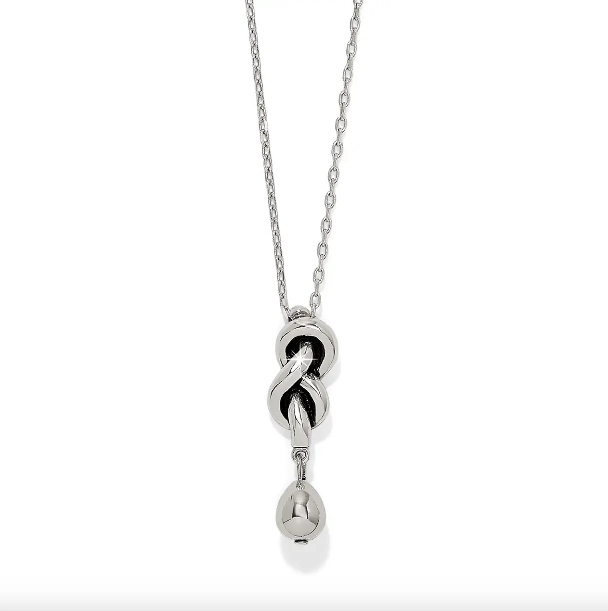 Interlok Single Knot Drop Necklace 1
