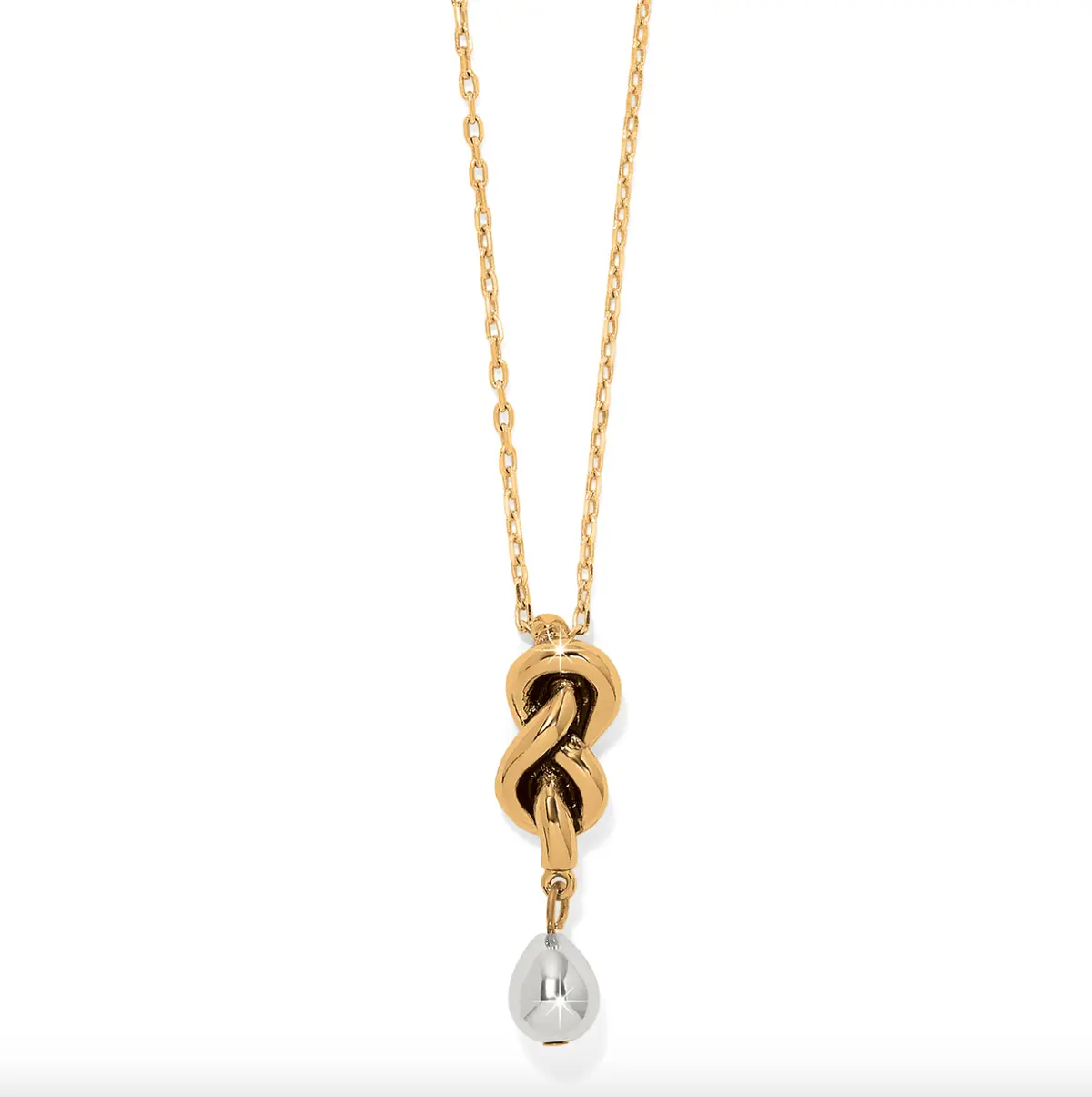 Interlok Single Knot Drop Necklace 1