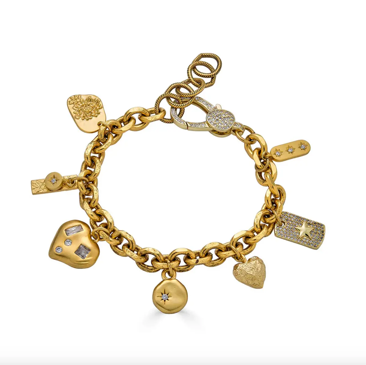 Gold Charm Bracelet 1