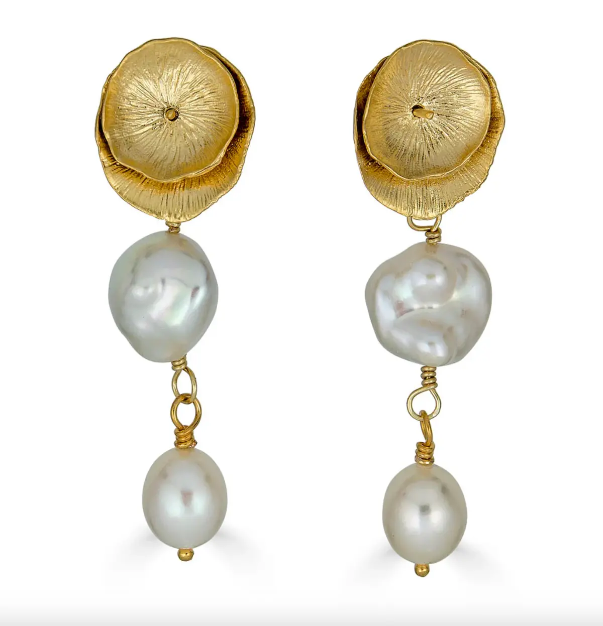Keshi Pearl Earring 1