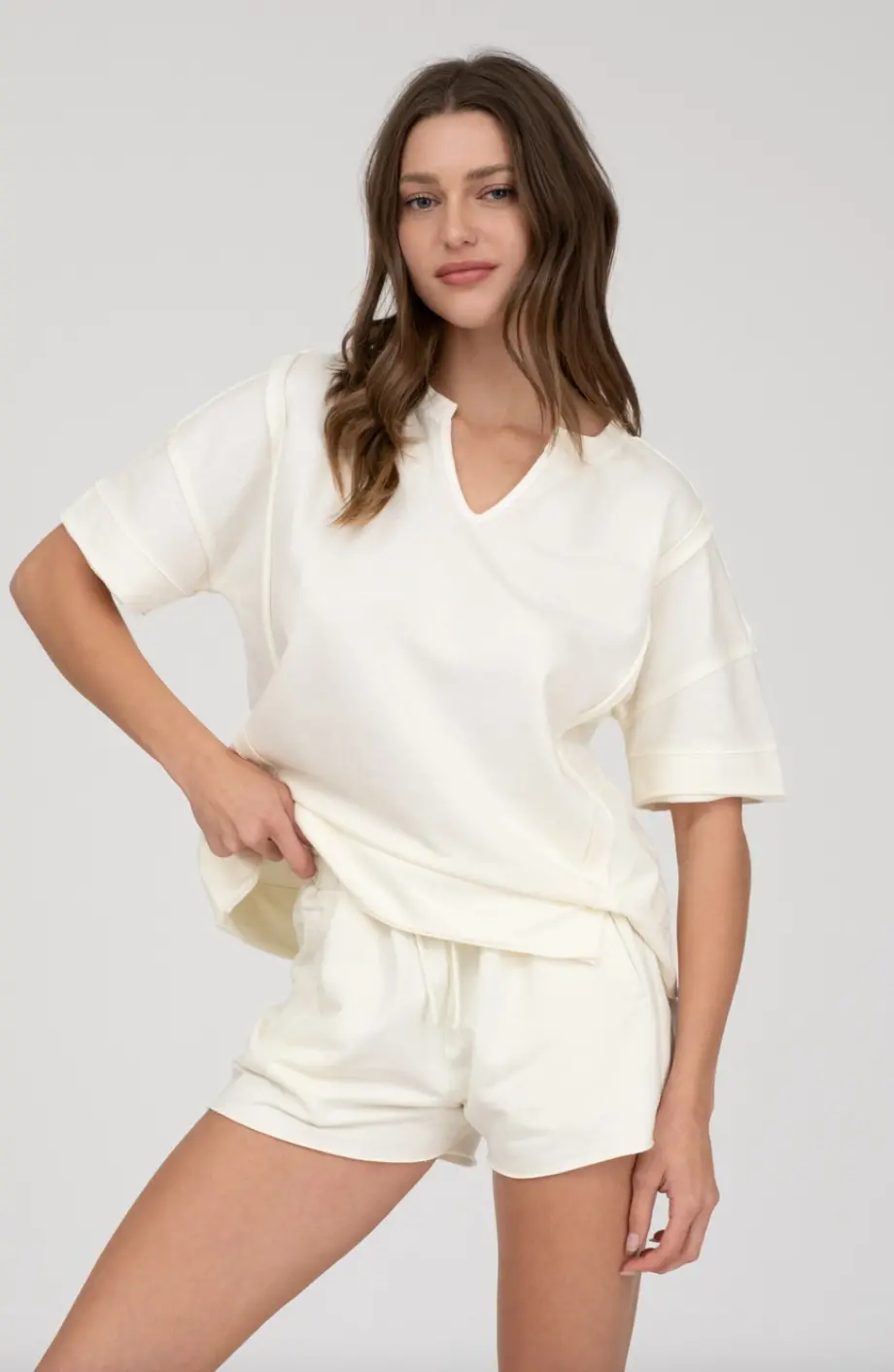 Patchwork Short Sleeve Top 1