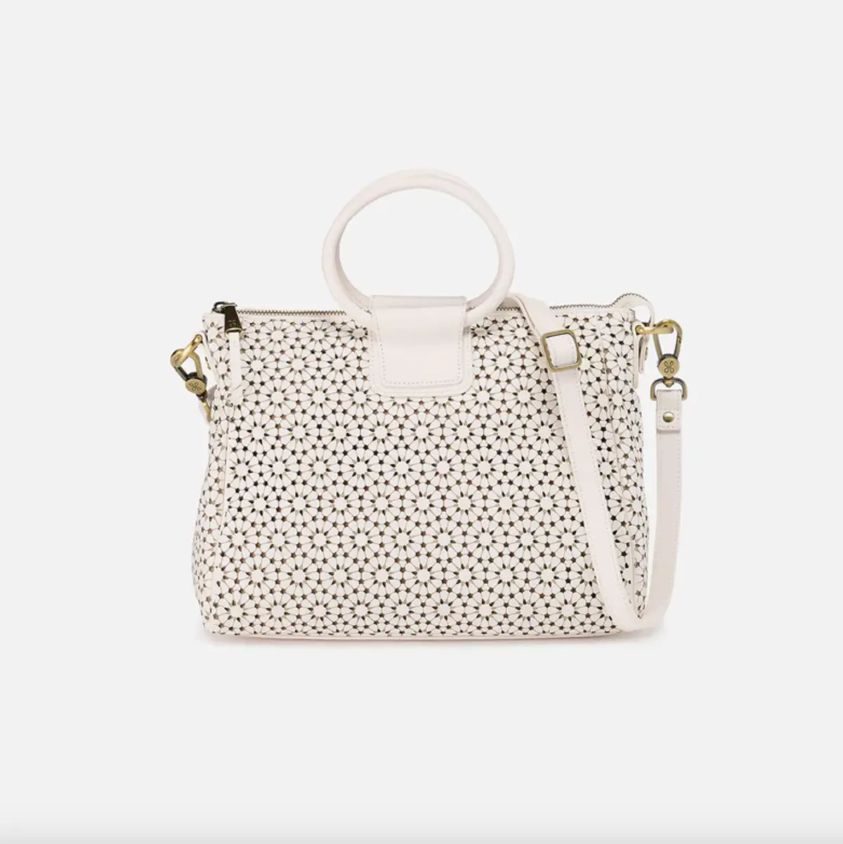 Sheila Medium Satchel | Perforated Leather 1