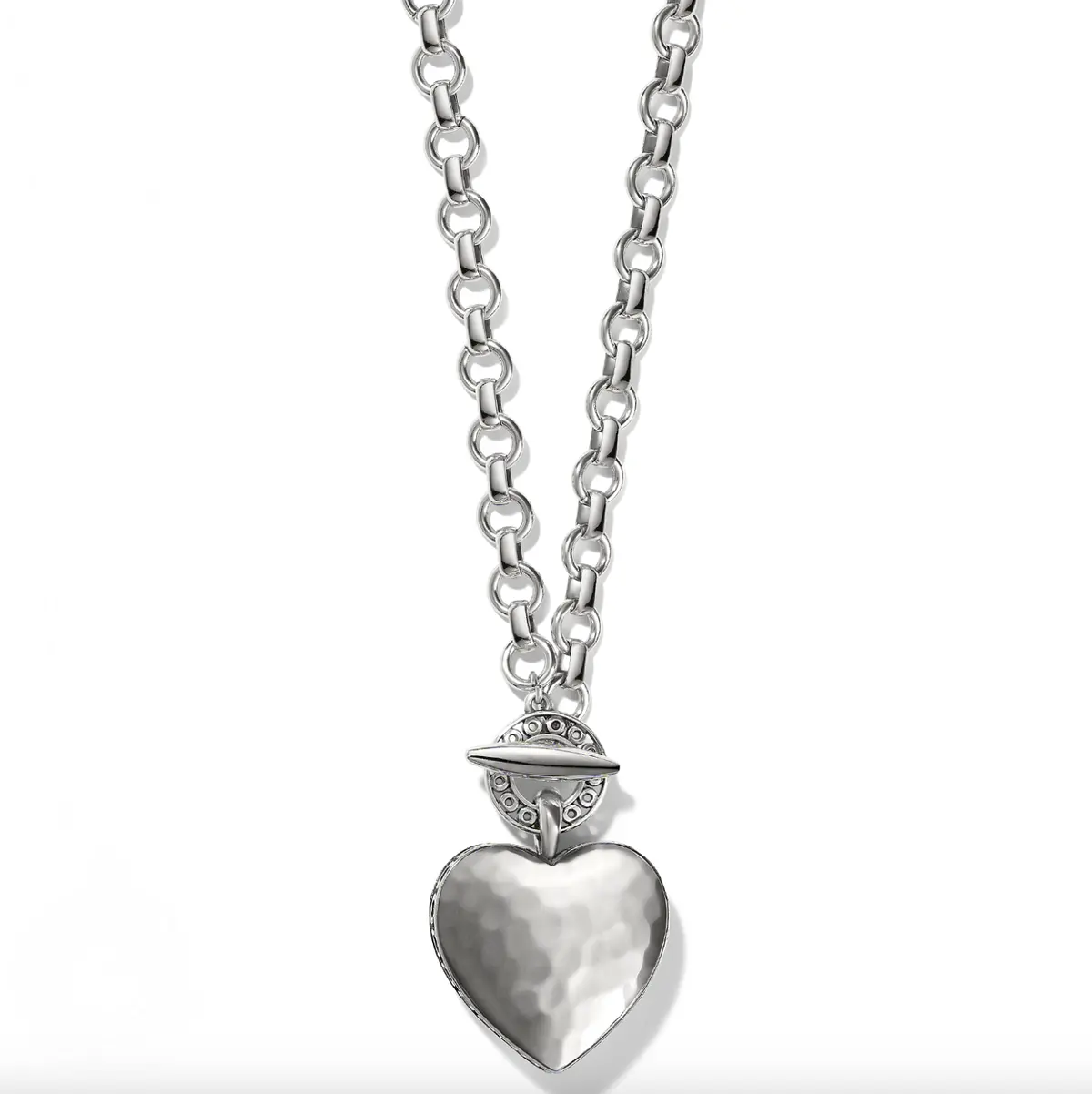 Inner Circle Heart Toggle Necklace 1
