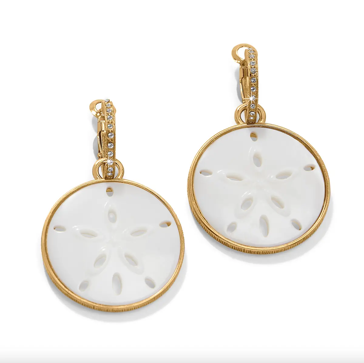 Del Mar Charm Hoop Earrings 1