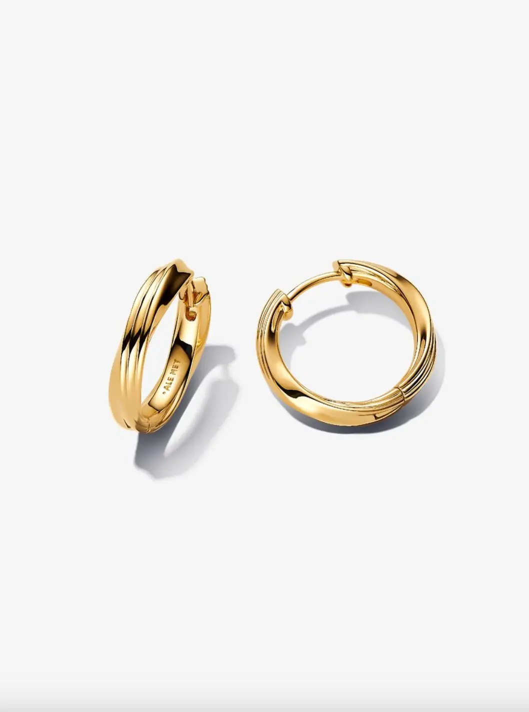 Twisted Hoop Earrings 1
