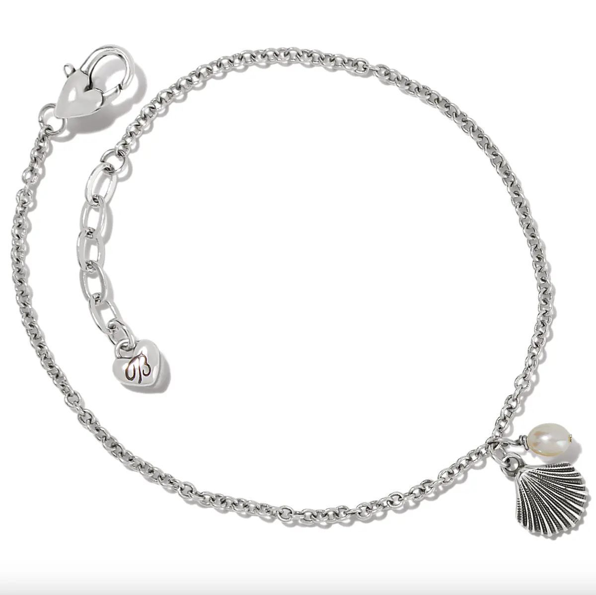 Silver Shells Anklet 1