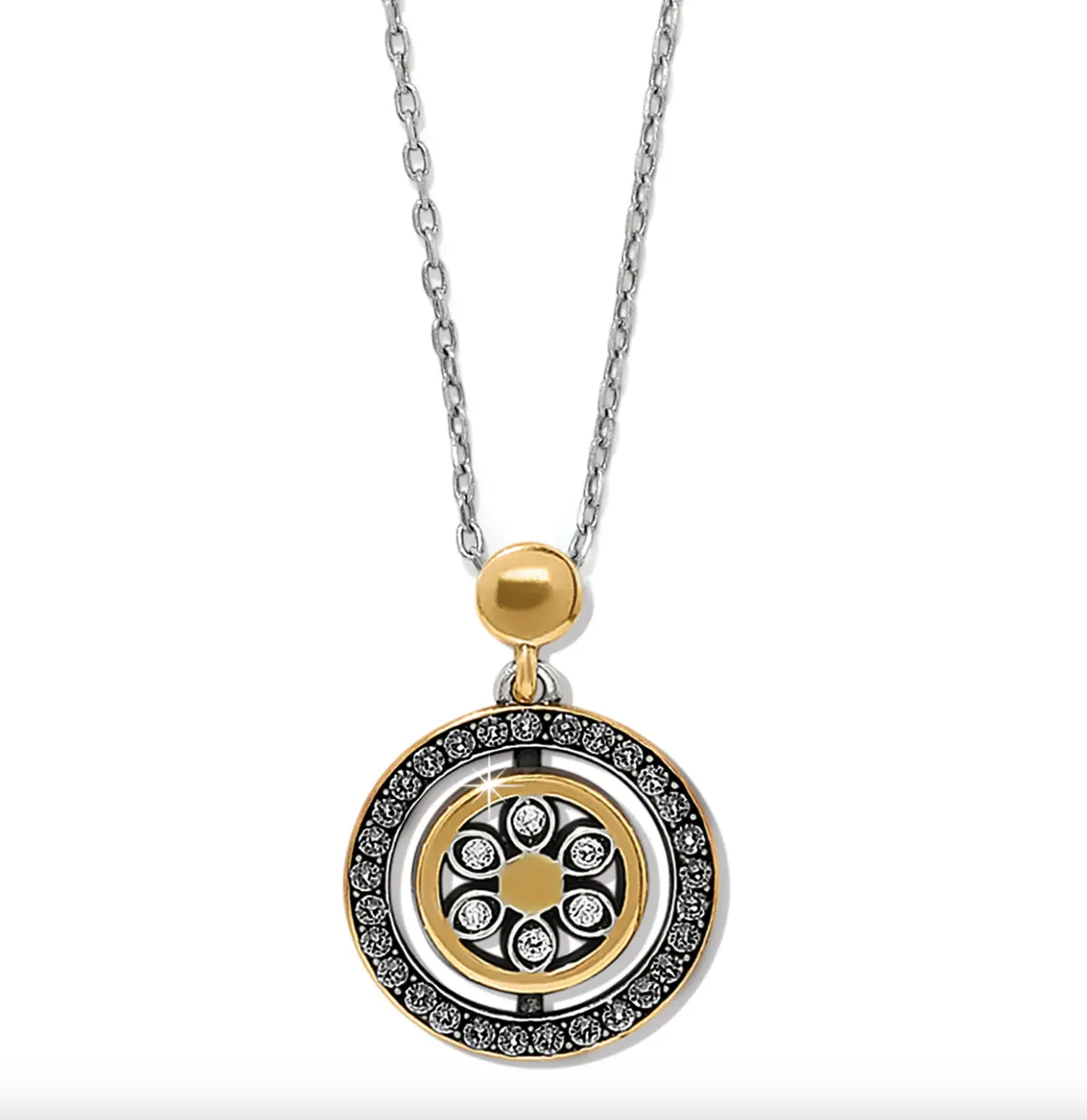 Flora Petite Two Tone Necklace 1