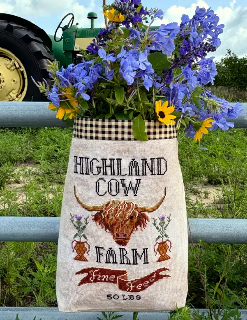 Highland Cow Feed Sack 1