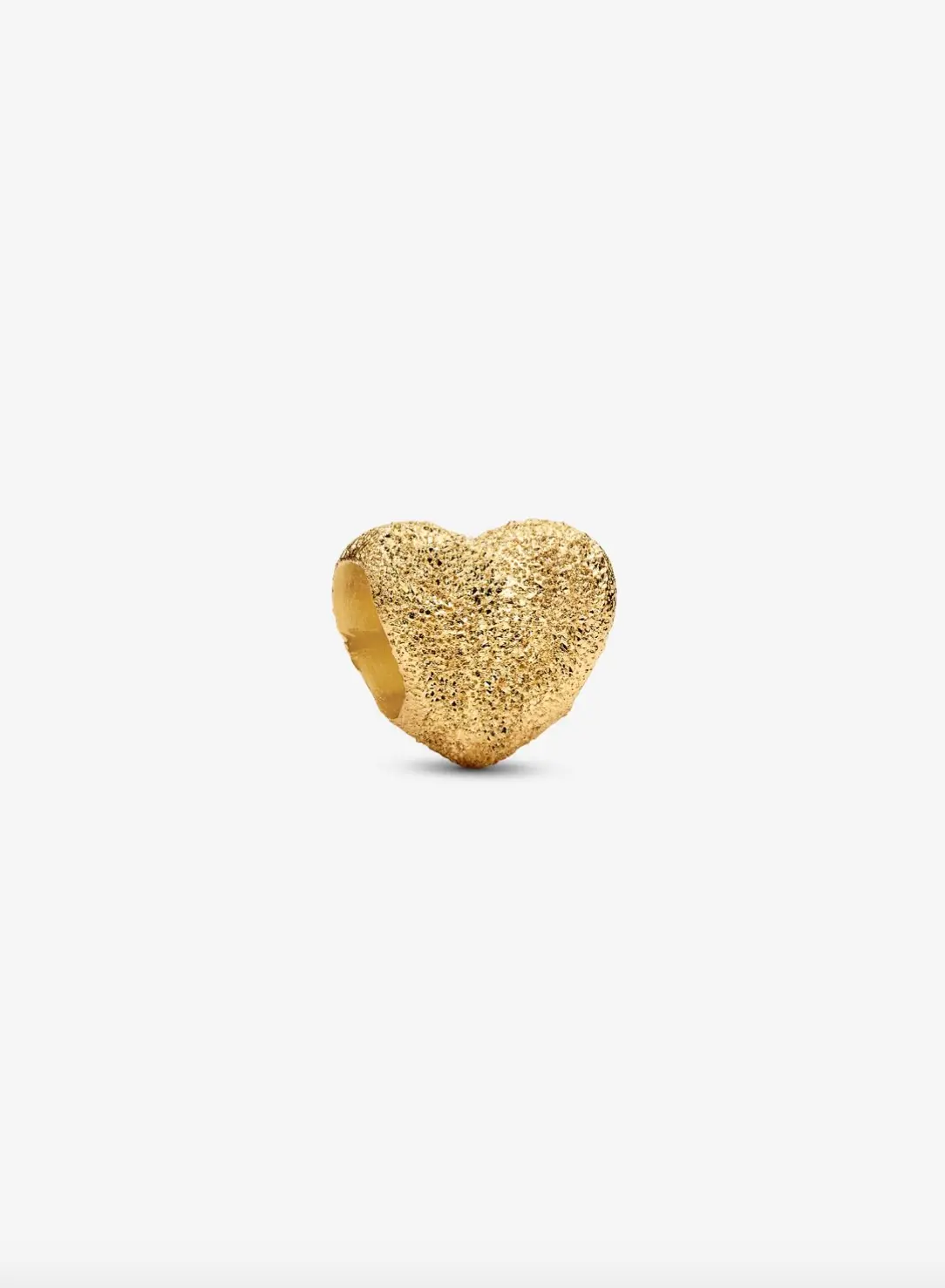 Textured Heart Mini Charm 1