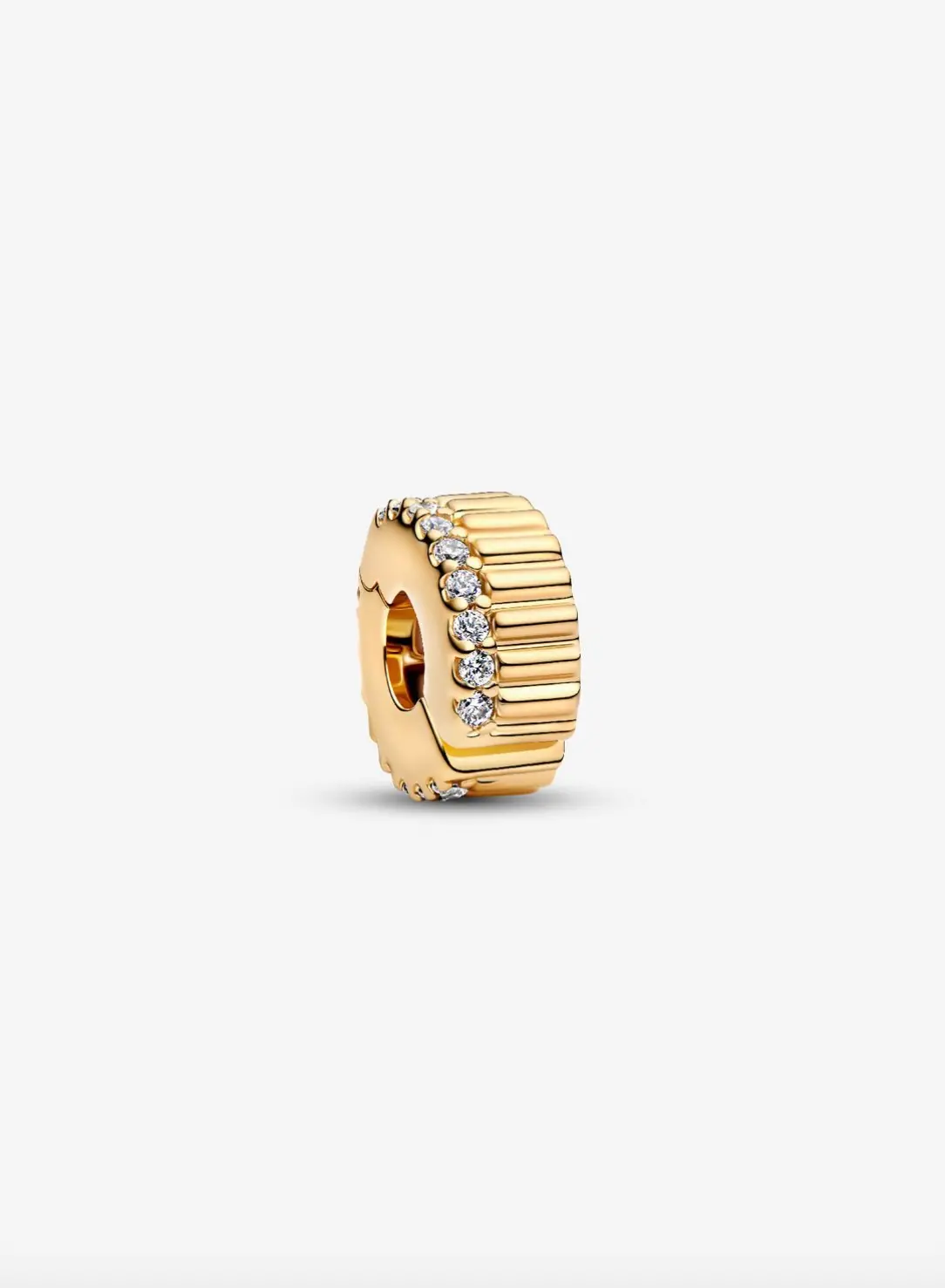Ribbed Clip Charm 1
