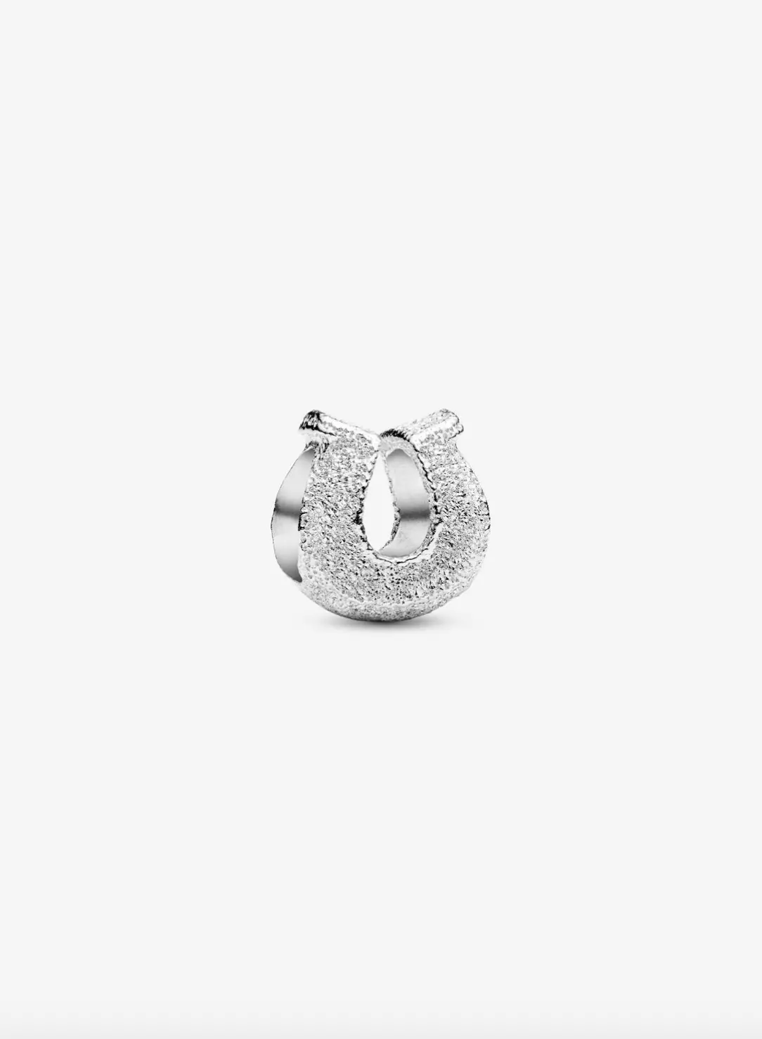 Textured Horseshoe Mini Charm 1