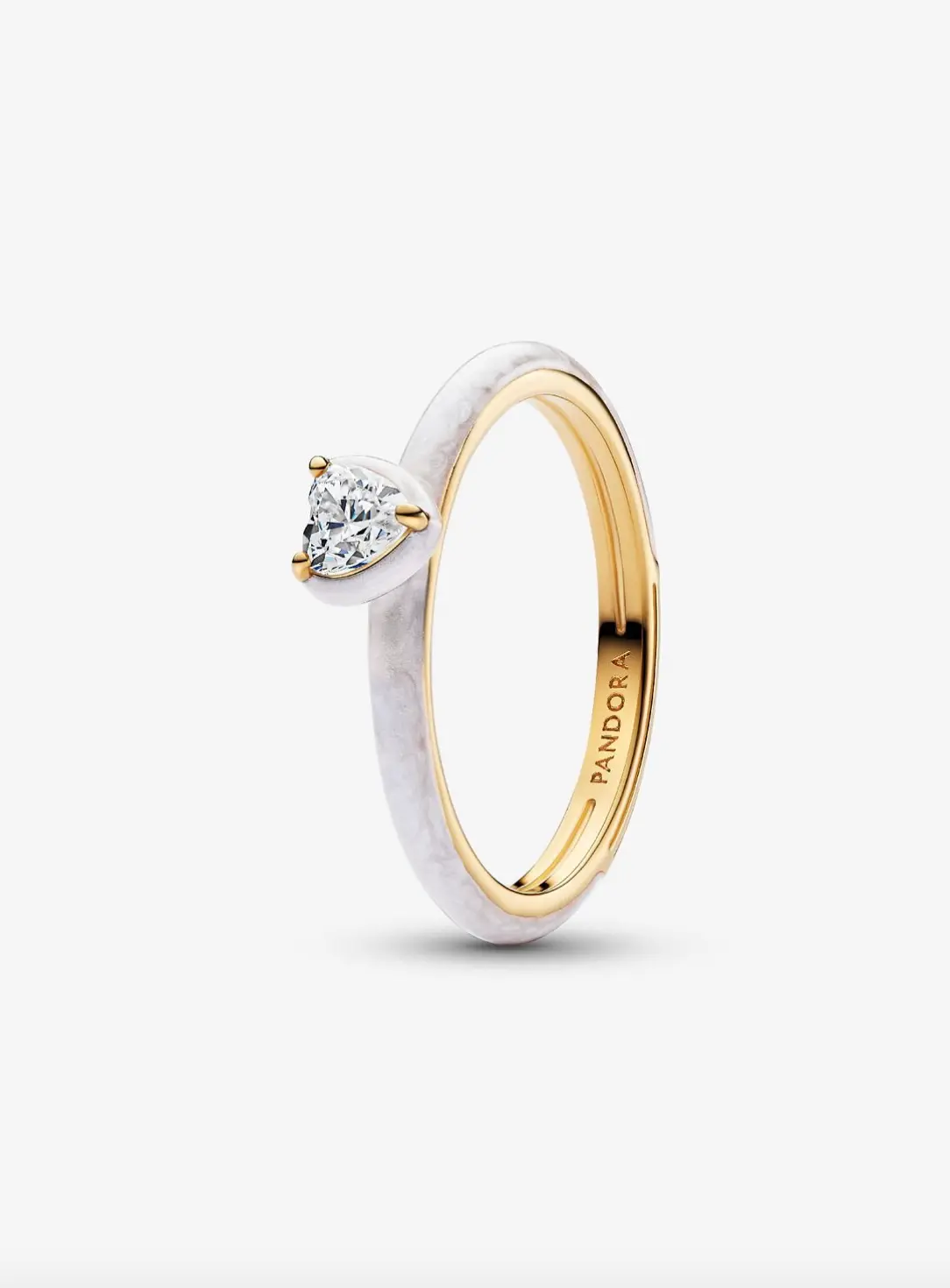 White Chakra Heart Ring 1