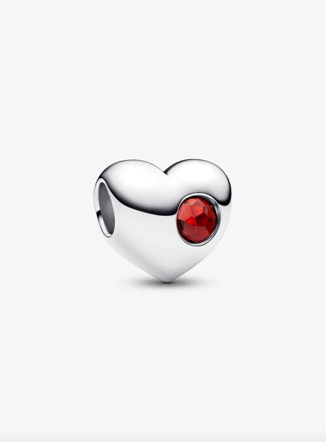 Engravable Stone Heart Charm 1