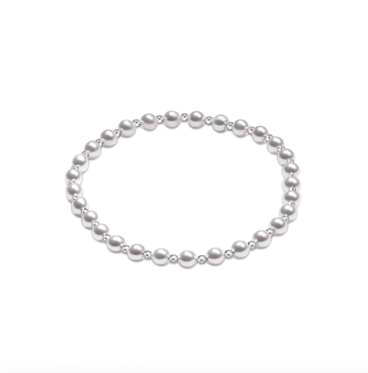 Grateful Pearl 4Mm Sterling Bracelet 1
